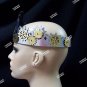 Gold Silver Steampunk Tiara Crown Cog Gears Industrial Science Fiction Victorian Fantasy