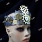Gold Silver Steampunk Tiara Crown Cog Gears Industrial Science Fiction Victorian Fantasy