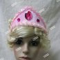 Pink Princess Crown Tiara Aurora Renaissance Medieval Maiden Sleeping Beauty OS