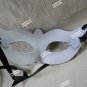 Gothic Black & White Swan Eye Mask Prima Ballerina Evil Wicked Odile Masquerade