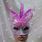 Pink Butterfly Mask Sparkly Sprays Venetian Renaissance Masquerade Moth Mariposa Pink Butterfly Mask Sparkly Sprays Venetian Renaissance Masquerade Moth Mariposa