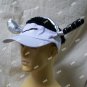 Funny Cheetah Woods Visor Hat Hair Bent Golf Club over Head Tiger Golfer Mad Caddy Gag Gift Prank