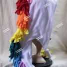 Adult Fleece Unicorn Hoodie Star Ties Rainbow Mane Magical Mythical Creature NEW Adult Fleece Unicorn Hoodie Star Ties Rainbow Mane Magical Mythical Creature NEW