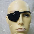 Small Black Heart Eye patch Knave of Hearts Stayne Alice Wonderland Pirate Unisex Eyepatch