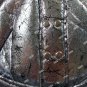 Silver Black Knight Helmet Hat Fake Mesh Chainmail Armor Noble Medieval Warrior