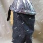 Silver Black Knight Helmet Hat Fake Mesh Chainmail Armor Noble Medieval Warrior