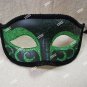 Green Glitter Eye Mask Royal Masquerade Ball Venetian Wicked Witch Poison Ivy