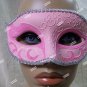 Light Pink Glitter Eye Mask Royal Masquerade Ball Venetian Ballerina Princess