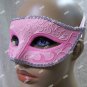 Light Pink Glitter Eye Mask Royal Masquerade Ball Venetian Ballerina Princess