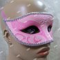 Light Pink Glitter Eye Mask Royal Masquerade Ball Venetian Ballerina Princess