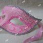 Light Pink Glitter Eye Mask Royal Masquerade Ball Venetian Ballerina Princess