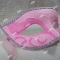 Light Pink Glitter Eye Mask Royal Masquerade Ball Venetian Ballerina Princess