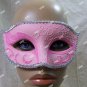 Light Pink Glitter Eye Mask Royal Masquerade Ball Venetian Ballerina Princess