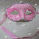 Light Pink Glitter Eye Mask Royal Masquerade Ball Venetian Ballerina Princess