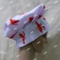 White Red Crawfish Fabric Chef Costume Hat Culinary Lobster Festival Boil Cajun