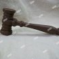 Brown Plastic Gavel Judge's Costume Prop Court Justice Ruth RBG Barrister Magistrate Law