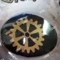 Black Steampunk Eyepatch Printed Cog Industrial Gear Pirate Swashbuckler Fantasy