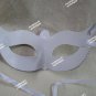 White Silver Glitter Eye Mask Royal Masquerade Ball Venetian Bridal Swan Ballet