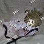 Fancy Pink Eye Mask Gold Metal Feather Filigree Swan Renaissance Masquerade Ball