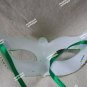 Green Glitter Eye Mask Royal Masquerade Ball Venetian Frog Prince Forest Fairy