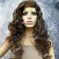 Mixed Brown Mystified Wig w Coin Headband Gypsy Palm Fortune Teller Clairvoyant Seer