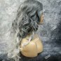 Dark Angel Wig Roots Wicked Witch Sorceress Goth Vampire Ghost Phantom Spirit