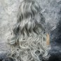 Dark Angel Wig Roots Wicked Witch Sorceress Goth Vampire Ghost Phantom Spirit