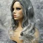 Dark Angel Wig Roots Wicked Witch Sorceress Goth Vampire Ghost Phantom Spirit