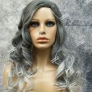 Dark Angel Wig Roots Wicked Witch Sorceress Goth Vampire Ghost Phantom Spirit