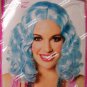 Pastel Icy Blue Wavy Flapper Wig Bob Games Chaperone Effie Escort Polar Princess