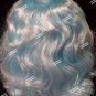 Pastel Icy Blue Wavy Flapper Wig Bob Games Chaperone Effie Escort Polar Princess