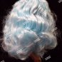 Pastel Icy Blue Wavy Flapper Wig Bob Games Chaperone Effie Escort Polar Princess