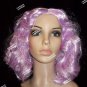 Pastel Lilac Wavy Flapper Wig Bob Games Chaperone Effie Escort Party Girl Clown