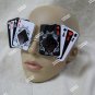 Fun Aces Playing Card Suit Costume Glasses Poker Face Gambler Casino Vegas Baby