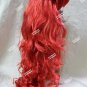 Red Lethal Beauty Wig Poison Ivy Comic Villain Starfire Little Mermaid Ariel