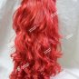 Red Lethal Beauty Wig Poison Ivy Comic Villain Starfire Little Mermaid Ariel