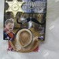 Mini Cowboy Costume Kit Hat Sheriff Badge Bandana Mustache Western Rodeo Kid Pet