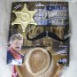 Mini Cowboy Costume Kit Hat Sheriff Badge Bandana Mustache Western Rodeo Kid Pet