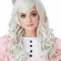 Mixed Gray Cosplay Doll Wig Bow Manga Comic Book Kawaii Anime Rave Party Cosplay