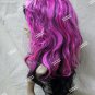 Pink & Black Long Layers Rock Vixen Wig Sexy Punk Rocker LA Tattoo Biker Chick