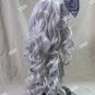 Mixed Gray Cosplay Doll Wig Bow Manga Comic Book Kawaii Anime Rave Party Cosplay
