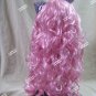 Light Pink Cosplay Doll Wig Bow Manga Comic Book Kawaii Anime Rave Party Cosplay