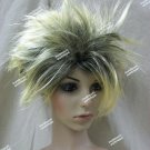 Wild Girl Wig Brass Blonde Black Unisex Spike Punk EMO Grunge Goth Anime Cosplay Bowie Wild Girl Wig Brass Blonde Black Unisex Spike Punk EMO Grunge Goth Anime Cosplay Bowie
