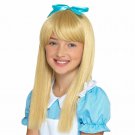 Wonderland Princess Wig Blonde Blue bow Alice Storybook Goldilocks Peter Pan Wendy Darling Child