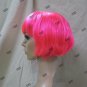 Hot Pink Babe Wig 20s Funky Flapper Chicago Roaring Neon Rave Party Bob Fairy