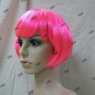 Hot Pink Babe Wig 20s Funky Flapper Chicago Roaring Neon Rave Party Bob Fairy Hot Pink Babe Wig 20s Funky Flapper Chicago Roaring Neon Rave Party Bob Fairy