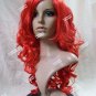 Red Pop Art Superhero Wig Poison Ivy Comic Book Anime Rave Lil Mermaid StarFire