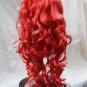 Red Pop Art Superhero Wig Poison Ivy Comic Book Anime Rave Lil Mermaid StarFire