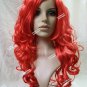 Red Pop Art Superhero Wig Poison Ivy Comic Book Anime Rave Lil Mermaid StarFire