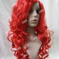 Red Pop Art Superhero Wig Poison Ivy Comic Book Anime Rave Lil Mermaid StarFire